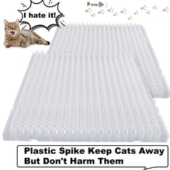 Nuanchu cat deterrent mat 12-pack mats close-up shows unobtrusive design.