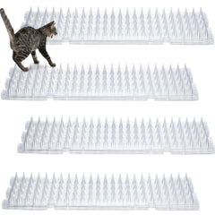 Nuanchu cat deterrent mat on sofa deters jumping and protects upholstery.