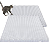 Nuanchu cat repellent mat clear 16x13 on sofa protecting furniture from climbing cats
