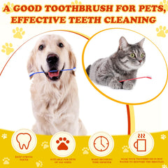 Nuogo eight-color assortment helps color-code brushes for different pets.
