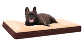 NUPIDA dog crate bed velvet surface close-up for cozy, calming naps.