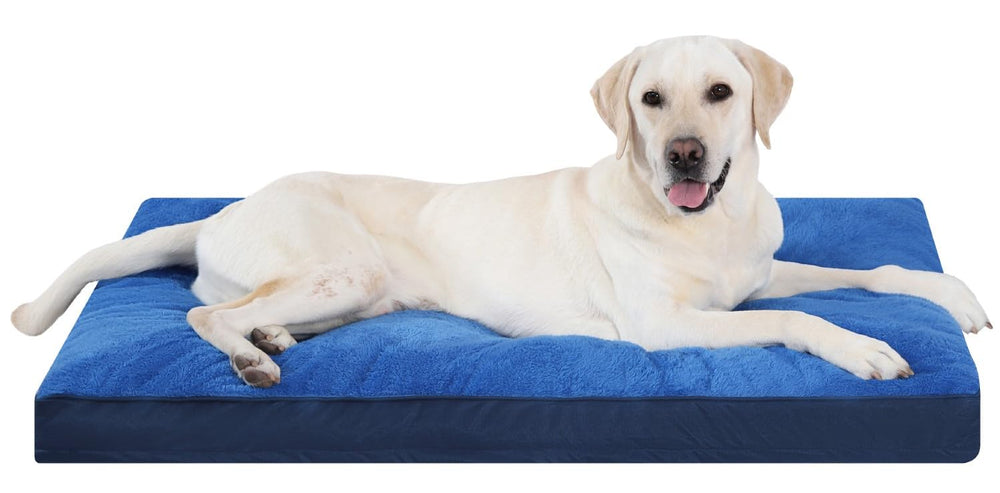 NUPIDA dog crate bed waterproof deluxe cover close-up with easy-wash zipper for comfort
