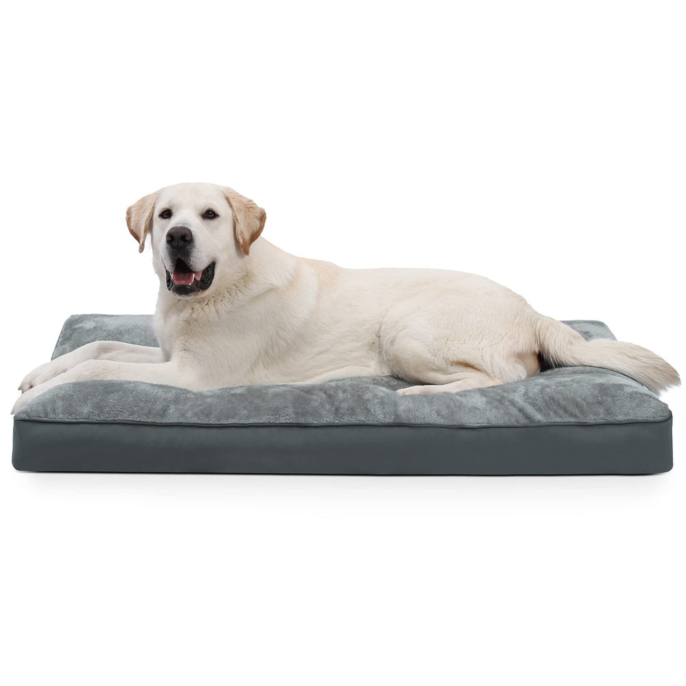 NUPIDA dog crate bed water-proof deluxe plush close-up for calm rest.