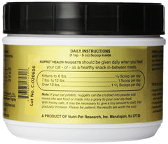 Nupro Health Nuggets for Cats gravy pouring onto wet food highlights easy feeding options