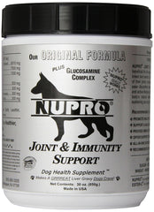 Nupro Joint Support 30 oz bottle shown for dogs, supporting joint comfort and mobility.