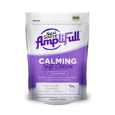 NutriSource AmpliFull turkey-flavor soft chews pack shot for daily calming support.
