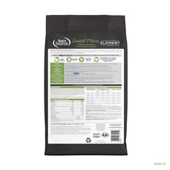 Proteins from turkey, salmon, and whitefish in NutriSource Element formula.