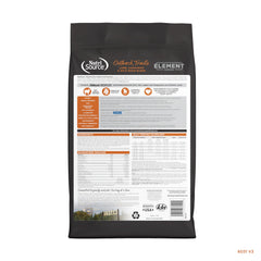 NutriSource Element Series Outback Trails illustration suggests rotational feeding with varied proteins.