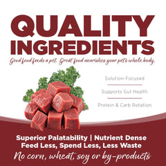 NutriSource Pure Vita probiotics-coated-kibble shows quick-digestive support in kibble.