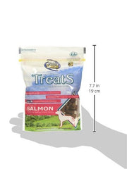 NutriSource Soft & Tender Treats Salmon ingredients highlight natural, wheat-free formulation.