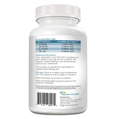Nutrition Strength Calcium Phosphorus for Dogs puppy growth imagery supports balanced development.
