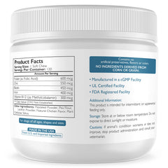 Nutrition Strength Folate for Dogs soft chews shown as convenient prenatal and DNA synthesis support