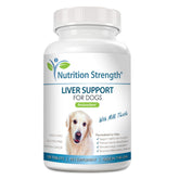 Nutrition Strength Liver Support for Dogs bottle—natural detox support for pets.