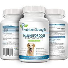 Nutrition Strength Taurine for Dogs heart health illustration supports potential healthy heart function