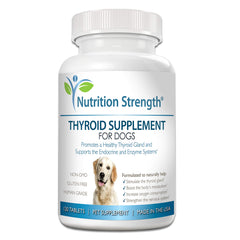 Nutrition Strength thyroid dog chew tablets — easy metabolism support for dogs