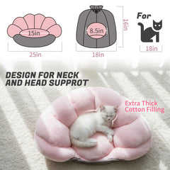 NWK cat bed chew-resistant cord closeup emphasizes safety and durability for curious pets.