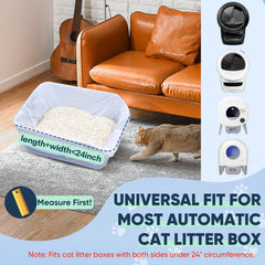 NXPPYY leakproof scratch-resistant liners help keep the litter area fresh