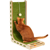 Nxwjoy cat scratch pad vertical green highlights durable felt for long lasting scratching