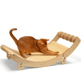 Nxwjoy cat-scratcher-bed full-view offers a roomy lounging space while protecting furniture.