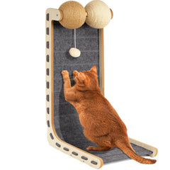 Nxwjoy cat scratcher felt surface closeup protects furniture and invites scratching