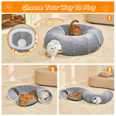 Nxwjoy tunnel's foldable design saves space in small homes