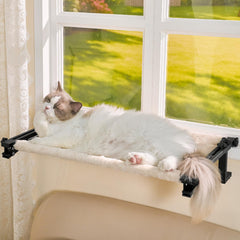 Nxwjoy cat window perch bed 2in1 design offers versatile lounging options.