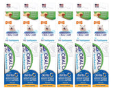 Nylabone Advanced Oral Care Natural Toothpaste tube highlights peanut-flavored brushing for pets