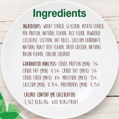 Nylabone Healthy Edibles no-salt-artificial-preservatives closeup signals a healthier treat option.