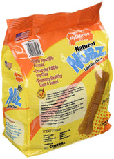 Nylabone Natural Nubz 22ct pack-2 chews support dental health and real chicken flavor.