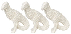 Nylabone Power Chew Dental Dino closeup showing dental nubs and bristles for cleaning