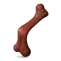 Nylabone Power Chew Elk Bone Alternative venison flavor close-up showing a durable elk-bone-inspired design.