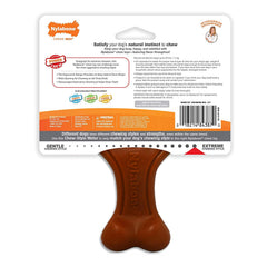 Nylabone Wishbone closeup showing three textured ends for varied chewing surfaces.