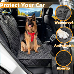 NYLSYT dog seat cover features non-slip backing for secure travel.