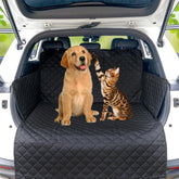 NYLSYT SUV Cargo Liner dog cover in waterproof fabric keeps trunks clean.