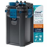 OASE BioMaster 2 Thermo 350 external filter with inlet tubes for flexible setup
