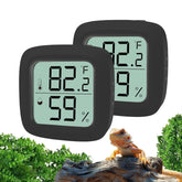 Oasirep Black 2-Pack thermometer-hygrometer front view for dual-zone monitoring.