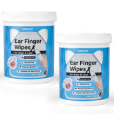 OBSEDE ear wipes with finger sleeve design for gentle cleaning.