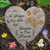 OBSI dog memorial heart stone for lasting remembrance of a pet