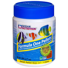 Ocean Nutrition oxygen-free freshness pouch keeps pellets fresh after opening in your aquarium.