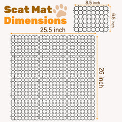OceanPAX scat mat easy to install with flexible layout for quick room setup.