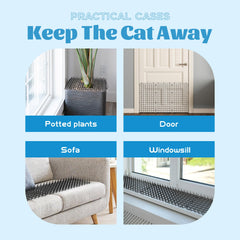 OceanPAX scat mat spikes highlight durable outdoor protection in garden