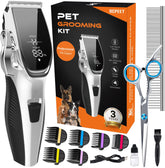 OCPEET dog grooming kit clipper close-up for quiet grooming