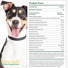 Ocu-GLO unflavored dog supplement appears tasteless, easing mealtime feeding.