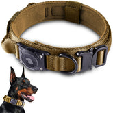 Odokele 2025 upgrade waterproof AirTag dog collar closeup highlighting weatherproof construction for outdoor adventures.