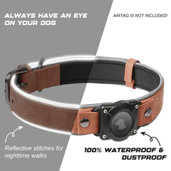 Odokele AirTag dog collar soft padded interior for comfortable all-day wear