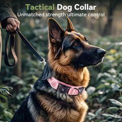 Odokele tactical-dog-collar-handle provides comfortable control on walks.