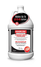 Odorcide 210 concentrate bottle for powerful odor elimination on carpets and upholstery
