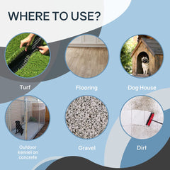 Odorcide K O E in a kennel area for large area odor elimination.