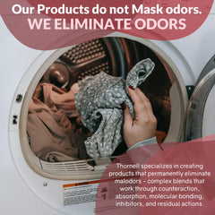 Odorcide Laundry Odor Eliminator in washer during cycle