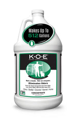 Odorcide Thornell KOE bottle for kennel odor elimination in large spaces